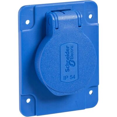 Schneider Electric PKS62B Vägguttag - IP54, IK08, 2P+E Schneider Electric PKS62B Vägguttag - IP54, IK08, 2P+E