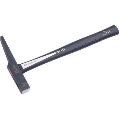Marteau d'électricien MOB 416 - Manche en bois - 250mm - Tête 18mm - Heavy Duty - Publicité Marteau d'électricien MOB 416 - Manche en bois - 250mm - Tête 18mm - Heavy Duty - Publicité
