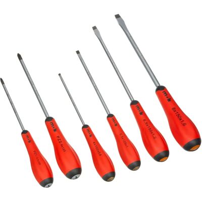 Peddinghaus 9129001201 - Kit de tournevis assortis - Poignée rouge Peddinghaus 9129001201 - Kit de tournevis assortis - Poignée rouge