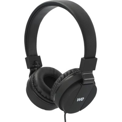 WE - Casque Audio Filaire - Noir - Publicité WE - Casque Audio Filaire - Noir - Publicité