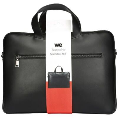 WE SAC/C15N - 15,6" Noir Housse d’ordinateur portable - Publicité WE SAC/C15N - 15,6" Noir Housse d’ordinateur portable - Publicité