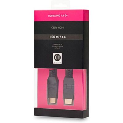 D2 Diffusion D2HDMI150ROT - Câble HDMI - Noir - Publicité D2 Diffusion D2HDMI150ROT - Câble HDMI - Noir - Publicité