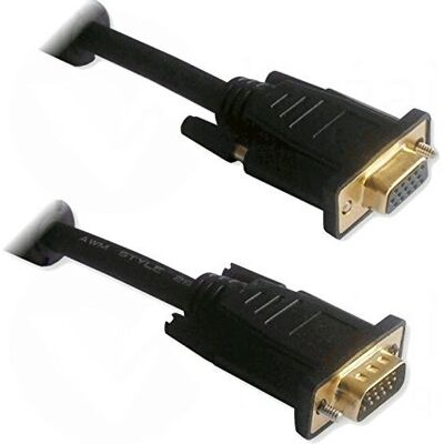 Câble VGA LINEAIRE XPCHD167D - 2 m - Noir - Câble Vidéo Câble VGA LINEAIRE XPCHD167D - 2 m - Noir - Câble Vidéo