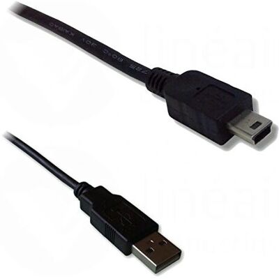 Cable USB Lineaire PCUSB215C - 1,5m, USB A a Mini-USB B, Negro Cable USB Lineaire PCUSB215C - 1,5m, USB A a Mini-USB B, Negro