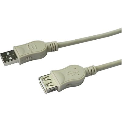 LINEAIRE USB 2.0 Beige - Câble USB - Publicité LINEAIRE USB 2.0 Beige - Câble USB - Publicité