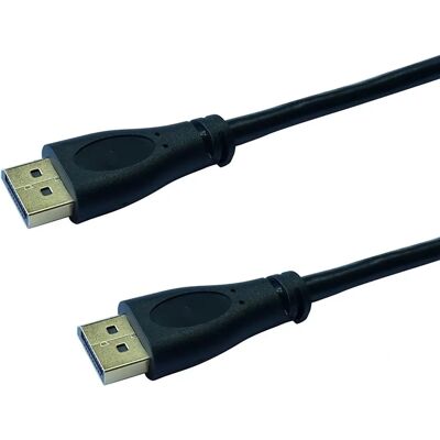 Câble DisplayPort LINEAIRE VHD70C - 1,8 m - Noir - Publicité Câble DisplayPort LINEAIRE VHD70C - 1,8 m - Noir - Publicité
