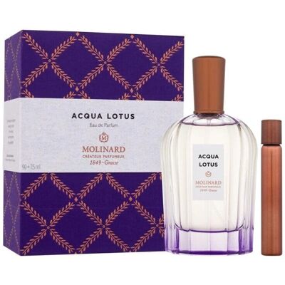 Molinard Acqua Lotus Unisex Eau de Parfum - 90ml + Reisverstuiver Molinard Acqua Lotus Unisex Eau de Parfum - 90ml + Reisverstuiver