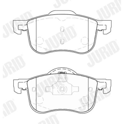 Jurid Front Brake Pads for Volvo S60 S70 S80 V70 XC70 XC90 - Brake Pads Jurid Front Brake Pads for Volvo S60 S70 S80 V70 XC70 XC90 - Brake Pads