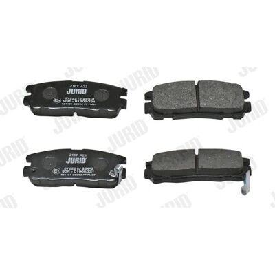 Jurid 572221J Hinterachse Bremsbelagsatz - Scheibenbremse Jurid 572221J Hinterachse Bremsbelagsatz - Scheibenbremse