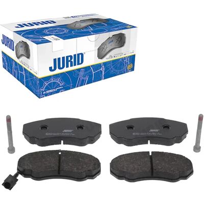 Jurid Front Bremsbeläge - Bremsbelagsatz, Scheibenbremse, Für Citroën Jumper, Fiat Ducato, Peugeot Boxer Jurid Front Bremsbeläge - Bremsbelagsatz, Scheibenbremse, Für Citroën Jumper, Fiat Ducato, Peugeot Boxer