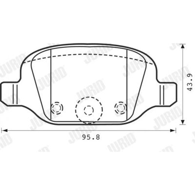 Fiat Bremsbeläge Satz - Passend für Abarth 500, Panda, Punto - Scheibenbremse Fiat Bremsbeläge Satz - Passend für Abarth 500, Panda, Punto - Scheibenbremse