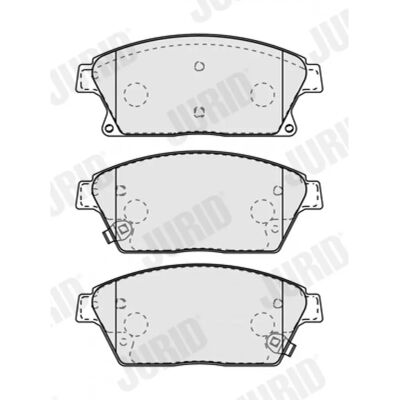 Jurid Vorderachsbremsscheibenbeläge - Für Cadillac, Chevrolet, Opel, Vauxhall - Zuverlässiges Disc-Set Jurid Vorderachsbremsscheibenbeläge - Für Cadillac, Chevrolet, Opel, Vauxhall - Zuverlässiges Disc-Set