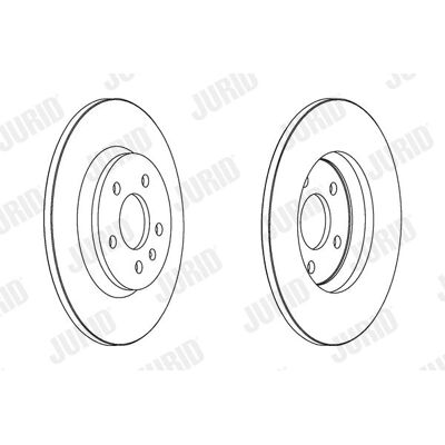 JURID Disco de freno Audi A4 Q5 A7 - 112mm 12mm Recubierto JURID Disco de freno Audi A4 Q5 A7 - 112mm 12mm Recubierto