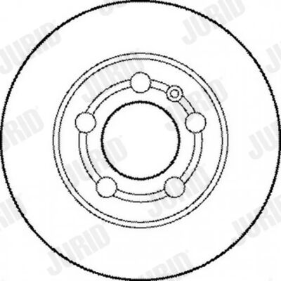 JURID VW Golf 4, Bora, Audi TT, Skoda Octavia Bromsskiva JURID VW Golf 4, Bora, Audi TT, Skoda Octavia Bromsskiva