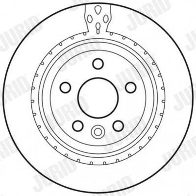 JURID Volvo Bremsscheibe V60, V70, S60 II - Bremsscheibe JURID Volvo Bremsscheibe V60, V70, S60 II - Bremsscheibe