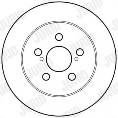 JURID 562751JC Δισκόφρενο - Toyota, Lexus, Subaru JURID 562751JC Δισκόφρενο - Toyota, Lexus, Subaru