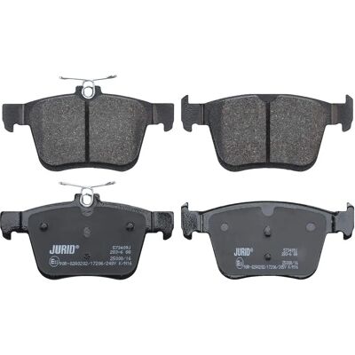 Jurid Brake Pads Rear - Brake Disc Compatible for Audi, Seat, Skoda Jurid Brake Pads Rear - Brake Disc Compatible for Audi, Seat, Skoda