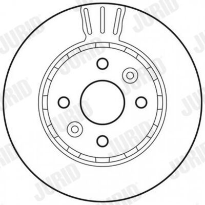 Disco de freno ventilado JURID 562787JC - KIA Cerato Disco de freno ventilado JURID 562787JC - KIA Cerato