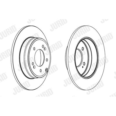 JURID 562849JC Δίσκος φρένων - Hyundai/Kia Πλήρης επίστρωση JURID 562849JC Δίσκος φρένων - Hyundai/Kia Πλήρης επίστρωση