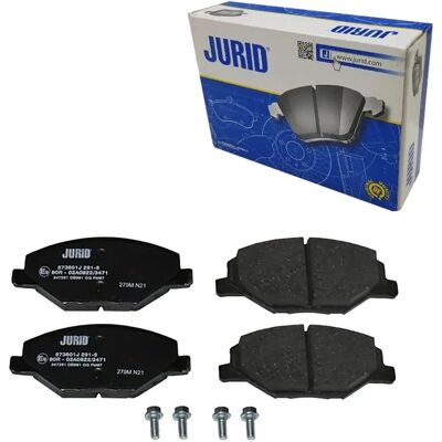 Jurid Pastillas de Freno Delanteras - Juego de Pastillas para Seat, Skoda, VW Jurid Pastillas de Freno Delanteras - Juego de Pastillas para Seat, Skoda, VW