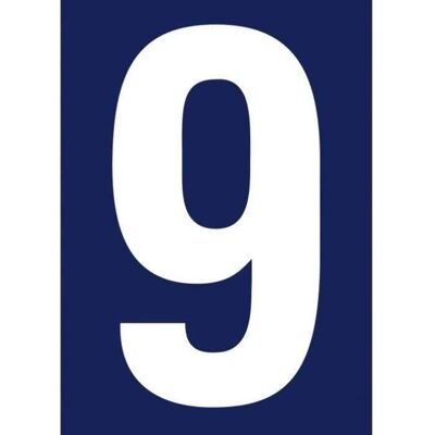 NOVAP Modell 9 Blau Hausnummer - Adressnummer NOVAP Modell 9 Blau Hausnummer - Adressnummer