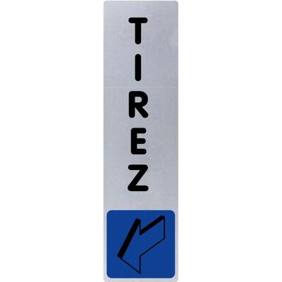 Novap Tirez Schild - Sign Plate Novap Tirez Schild - Sign Plate
