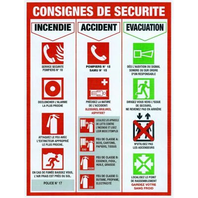 Otelo Panneau de Sécurité 460x320 mm - Safety Sign Otelo Panneau de Sécurité 460x320 mm - Safety Sign