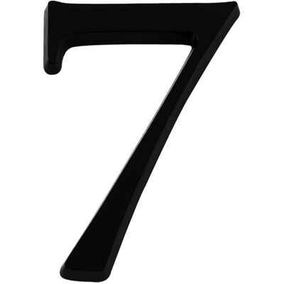 Adesivo Numeri NOVAP - Caratteri in plastica in rilievo - 60mm - Nero Adesivo Numeri NOVAP - Caratteri in plastica in rilievo - 60mm - Nero