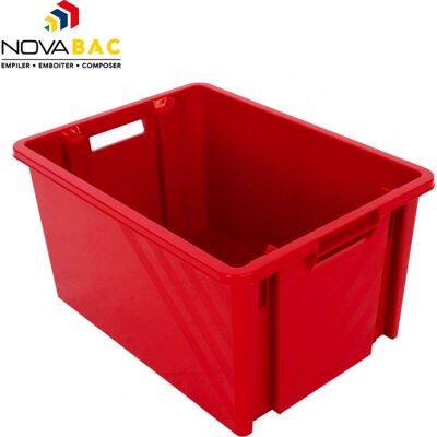 Novabac Rouge 54L - Bacs de rangement Novabac Rouge 54L - Bacs de rangement