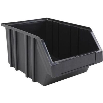 Contenitore di stoccaggio nero 8L NOVAP - Robusto, riciclato, da parete Contenitore di stoccaggio nero 8L NOVAP - Robusto, riciclato, da parete
