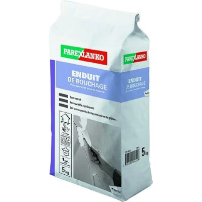 ParexLanko Enduit De Rebouchage Pour Trous Et Fissures 5 Kg - Blanc - 5 kg - Filler - Publicité ParexLanko Enduit De Rebouchage Pour Trous Et Fissures 5 Kg - Blanc - 5 kg - Filler - Publicité