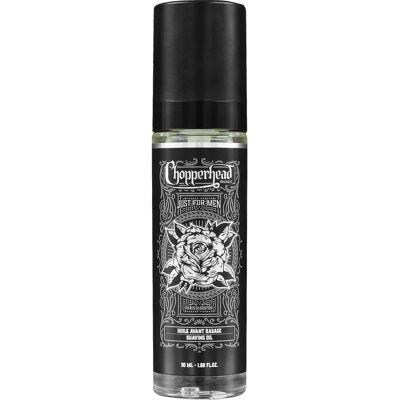 Chopperhead - Modèle 50ml - Huile de pré-rasage - Publicité Chopperhead - Modèle 50ml - Huile de pré-rasage - Publicité