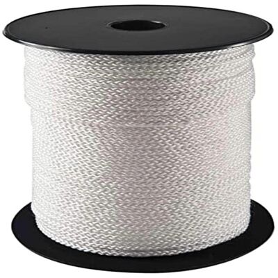 Witte 4mm 100m Polypropyleen Touw Tournonaises Witte 4mm 100m Polypropyleen Touw Tournonaises