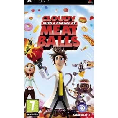 Ubisoft Wolkig mit Aussicht auf Fleischbällchen - Action-Aventure - PSP - Publicité Ubisoft Wolkig mit Aussicht auf Fleischbällchen - Action-Aventure - PSP - Publicité