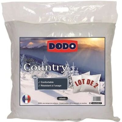 Cuscino DODO Bianco 60x60cm Set da 2 Cuscino DODO Bianco 60x60cm Set da 2