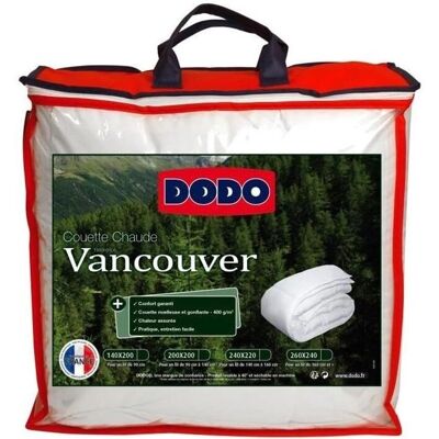 DODO Vancouver Biała Kołdra 400 g/m² - Łóżko DODO Vancouver Biała Kołdra 400 g/m² - Łóżko