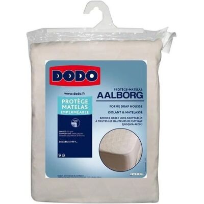 Ochraniacz materaca DODO Aalborg - Wodoodporny i Bębnowany - 160x200 cm Ochraniacz materaca DODO Aalborg - Wodoodporny i Bębnowany - 160x200 cm