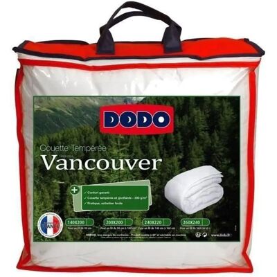 Piumino trapuntato DODO Vancouver - 200 x 200 cm - Bianco Piumino trapuntato DODO Vancouver - 200 x 200 cm - Bianco