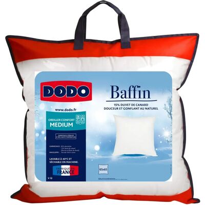 Dodo Baffin Natürliche Daunen- und Federnkissen - 65x65cm - Französische Qualität Dodo Baffin Natürliche Daunen- und Federnkissen - 65x65cm - Französische Qualität