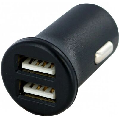 Carregador de carro universal MOOOV 730300 USB duplo 2.4A Carregador de carro universal MOOOV 730300 USB duplo 2.4A