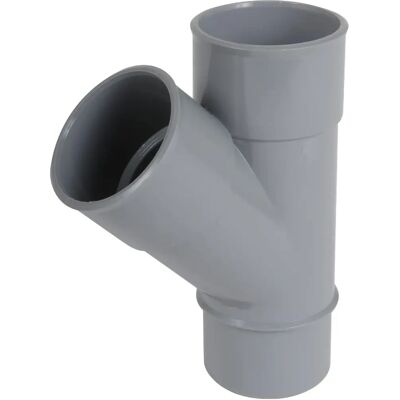 Raccord d'évacuation PVC Nicoll - 50mm, coude 45°, montage facile Raccord d'évacuation PVC Nicoll - 50mm, coude 45°, montage facile