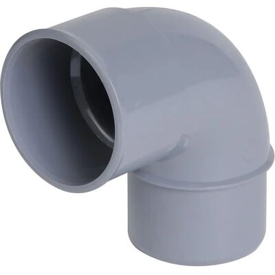 Curva PVC 87°30 NICOLL - Ø 125 mm Grigia M/F - Giunzione tubi Curva PVC 87°30 NICOLL - Ø 125 mm Grigia M/F - Giunzione tubi