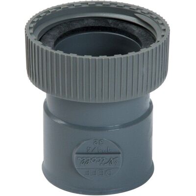 NICOLL DEHH Raccord femelle PVC avec écrou de blocage - 40 mm NICOLL DEHH Raccord femelle PVC avec écrou de blocage - 40 mm