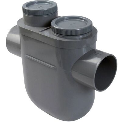 Nicoll - Siphon Ø100 - PVC gris - Ø100 mm - Siphon Nicoll - Siphon Ø100 - PVC gris - Ø100 mm - Siphon