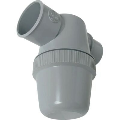 Sifón de botella horizontal Nicoll - PVC 40mm - NF-M1 Sifón de botella horizontal Nicoll - PVC 40mm - NF-M1