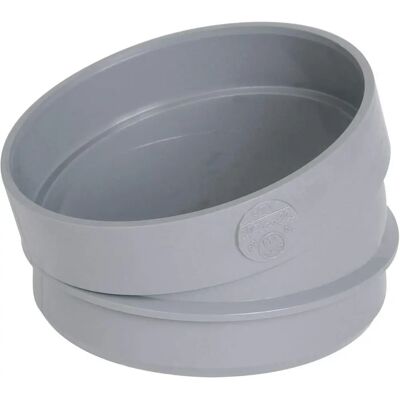 Giunto tubo PVC 15° Nicoll - Diametro 100mm Giunto tubo PVC 15° Nicoll - Diametro 100mm