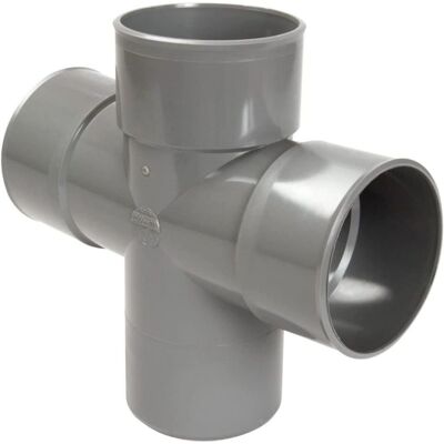 NICOLL Croce pvc 87° 30 Maschio/Femmina - Raccordo NICOLL Croce pvc 87° 30 Maschio/Femmina - Raccordo
