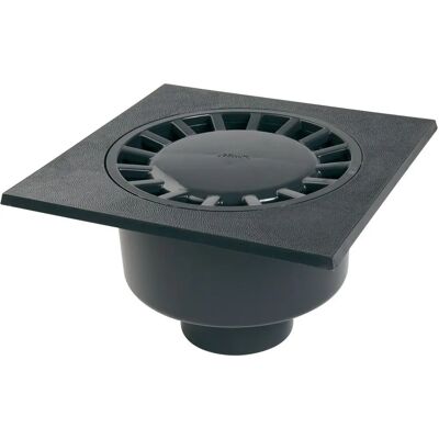 Drenaje de patio NICOLL M50-F40/63 Gris oscuro - Entrada vertical Drenaje de patio NICOLL M50-F40/63 Gris oscuro - Entrada vertical