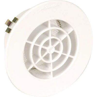 NICOLL Grille de ventilation Ø 80 - Intérieur, Clip-on, Blanc NICOLL Grille de ventilation Ø 80 - Intérieur, Clip-on, Blanc