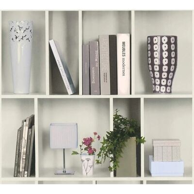 A.S. Creation Vintage Wooden Shelf Bookcase Wallpaper - Wallpaper A.S. Creation Vintage Wooden Shelf Bookcase Wallpaper - Wallpaper